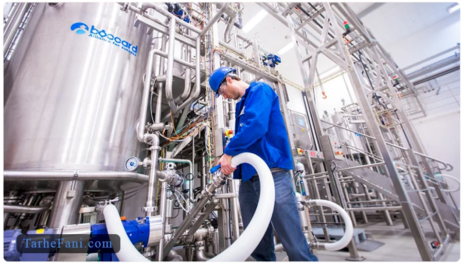 فرایند تولید مواد ضدعفونی کننده در کارخانه