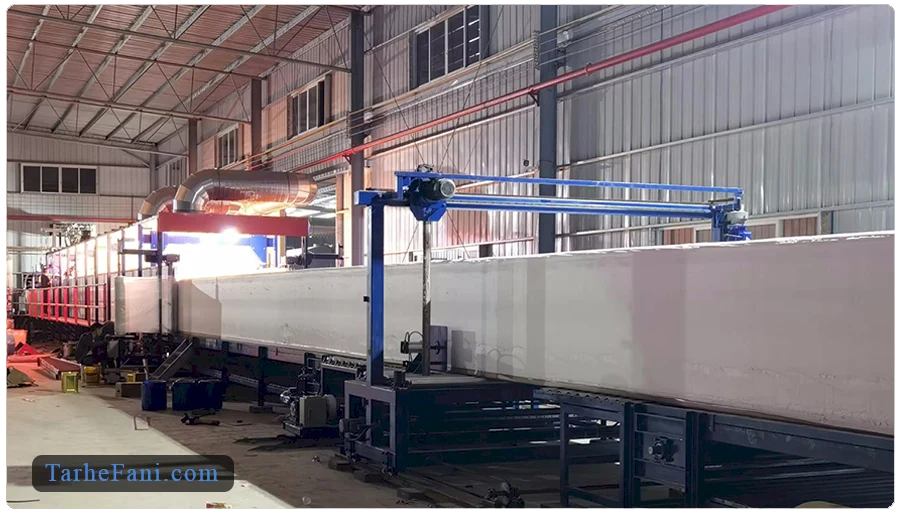 فرایند تولید یونولیت در کارخانه