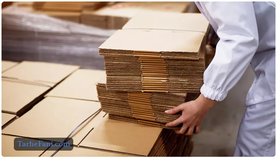 طرح توجیهی تولید ورق کارتن - طرح فنی