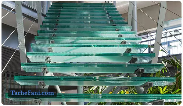 تولید انواع شیشه سکوریت برای پله و پنجره - طرح فنی