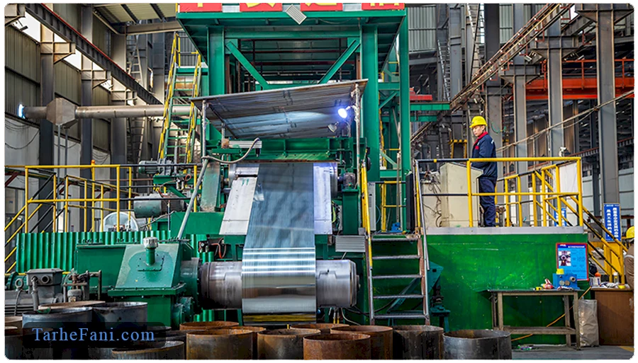 خط تولید ورق گالوانیزه