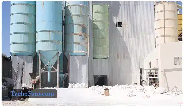 تجهیزات کارخانه تولید گچ - طرح فنی