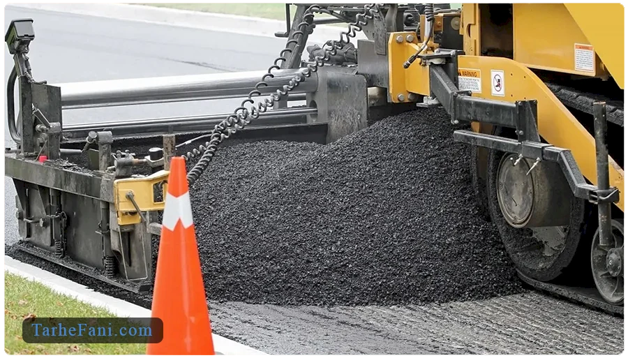 مرحله نهایی تولید آسفالت