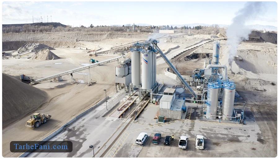 کل تجهیزات و دستگاه و مخازن موردنیاز برای کارخانه آسفالت