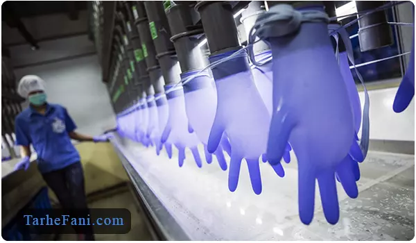 تولید دستکش لاتکس - طرح فنی