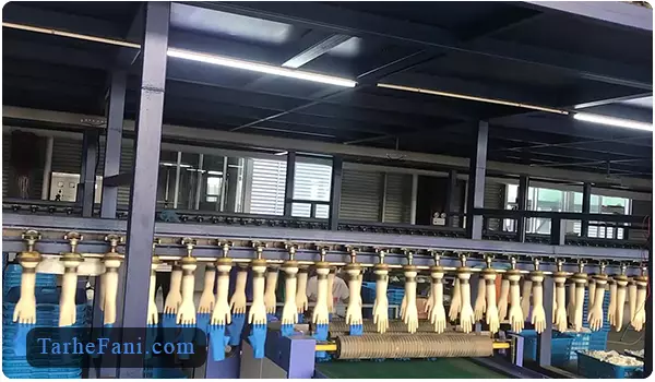 تجهیزات موردنیاز برای تولید دستکش لاتکس - طرح فنی