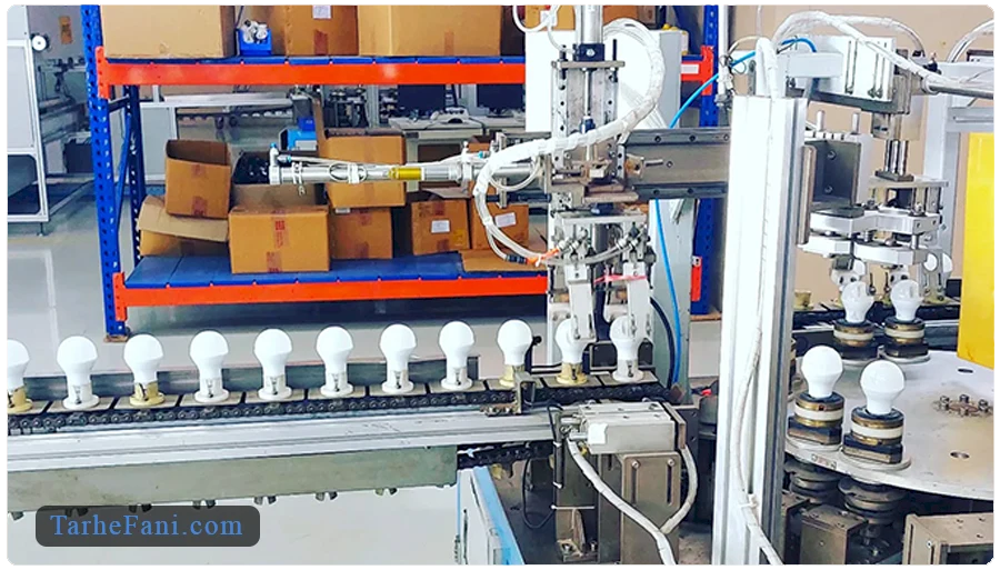 خط تولید لامپ ال ای دی