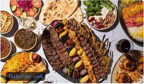 غذاهای رستوران - طرح فنی