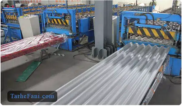 تولید انواع ورق فولادی - طرح فنی