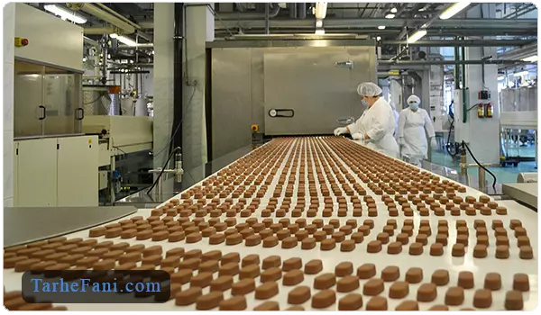 کارخانه تولید شکلات - طرح فنی