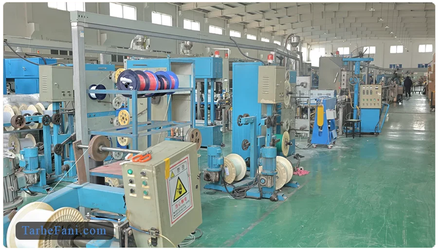 تجهیزات و دستگاه های تولید فیبر نوری