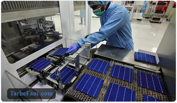 ساخت انواع پنل و سلول خورشیدی - طرح فنی