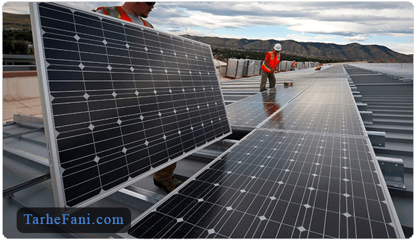 احداث نیروگاه خورشیدی - طرح فنی