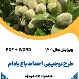 درخت بادام - طرح فنی