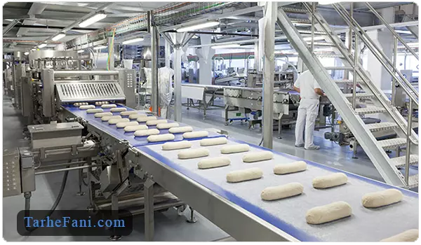 تولید انواع نان صنعتی و نان باگت - طرح فنی