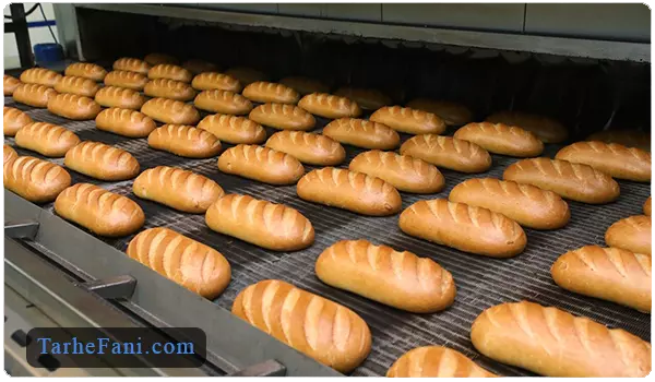 کارخانه تولید نان صنعتی - طرح فنی