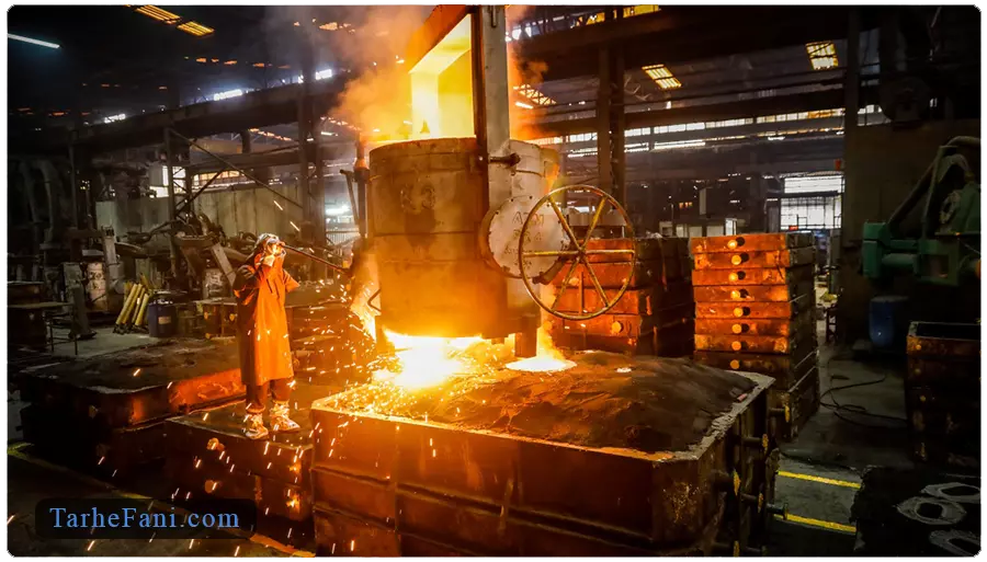 طرح توجیهی ریخته گری قطعات فولادی - طرح فنی