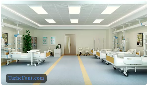 تخت های بیمارستان - طرح فنی