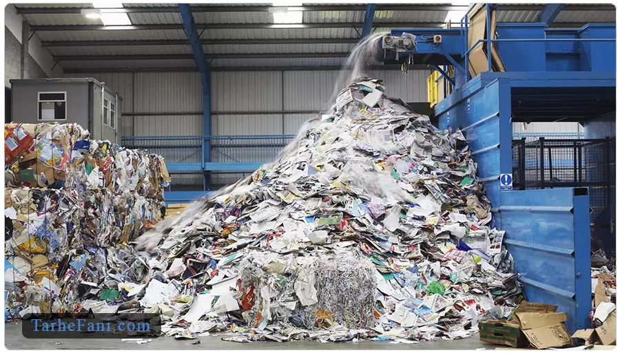 طرح توجیهی احداث کارخانه بازیافت کاغذ و کارتن - طرح فنی