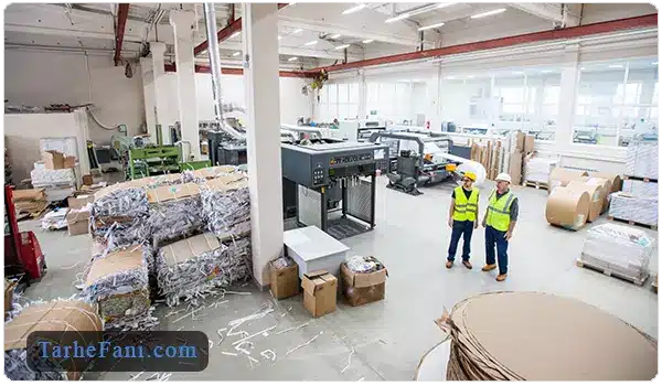 جداسازی کاغذهای باطله و مقوا و کارتن - طرح فنی