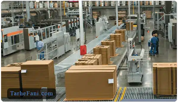 کارخانه تولید انواع کارتن - طرح فنی