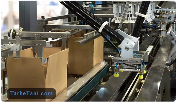 خط تولید کارتن از ورق آماده - طرح فنی