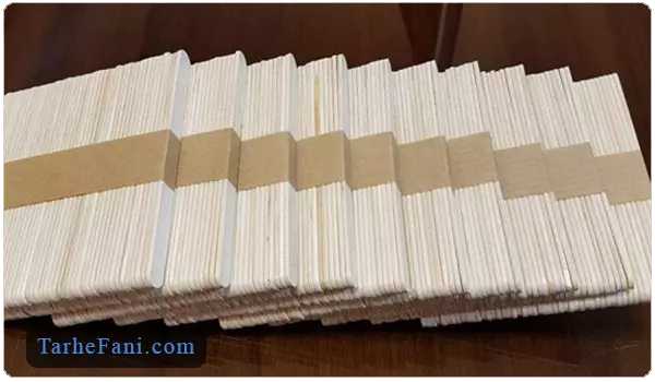 بسته بندی چوب بستنی- طرح فنی