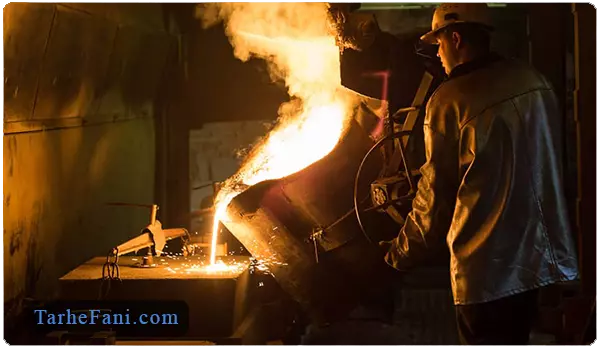 کارخانه ریخته گری قطعات چدنی - طرح فنی