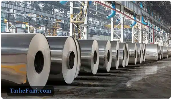 استفاده از ورق های فولادی برای تولید ورق آلوزینک - طرح فنی