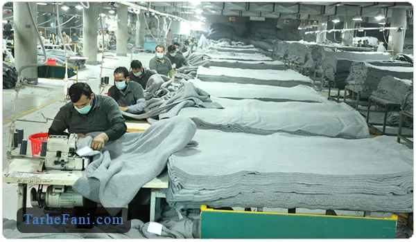 احداث کارخانه تولید پتو در ایران - طرح فنی