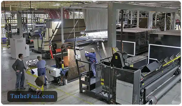 کارخانه تولید روفرشی برای صادرات - طرح فنی