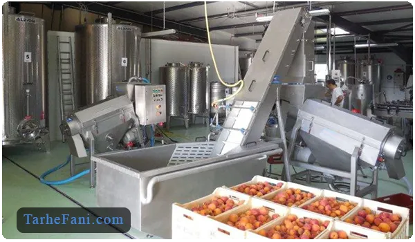 کارخانه تولید کمپوت میوه - طرح فنی