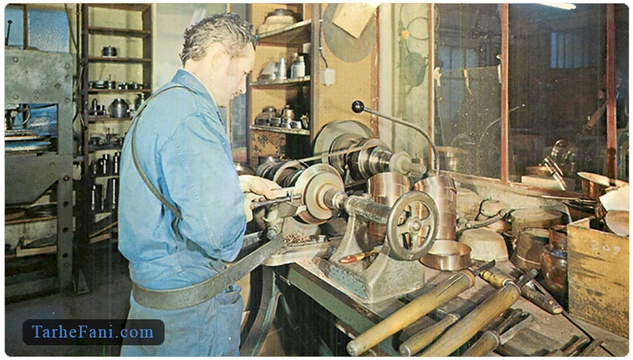 فرایند تولید ظروف مسی در کارخانه