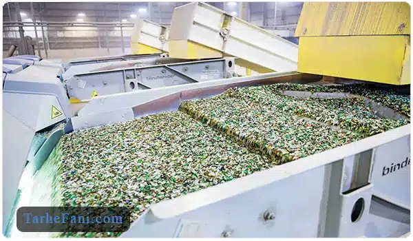 فرایند بازیافت شیشه - طرح فنی