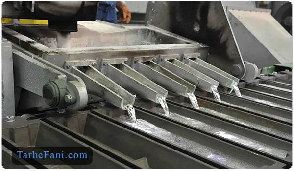 مراحل تولید شمش سرب در کارخانه - طرح فنی