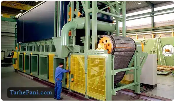 تجهیزات تولید پشم شیشه - طرح فنی