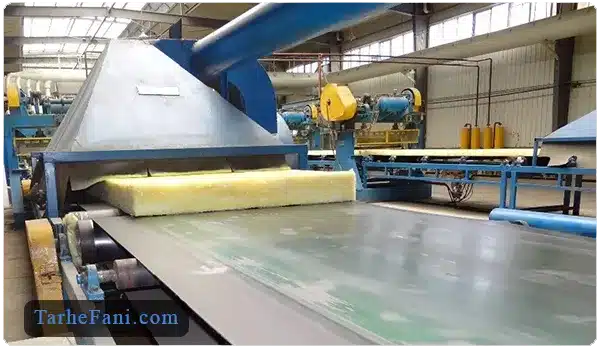 خط تولید پشم شیشه - طرح فنی