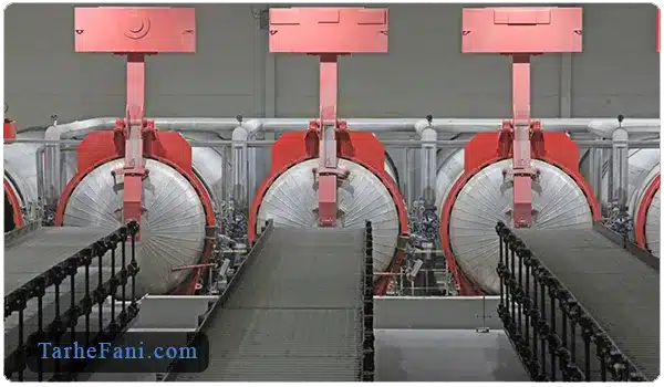 فرایند تولید بتن سبک گازی AAC - طرح فنی