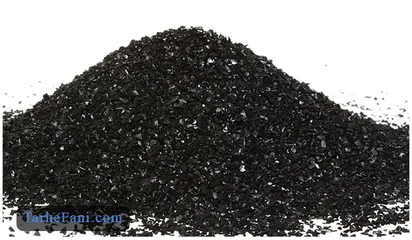 کربن فعال نهایی شده در فرایند خط تولید - طرح فنی