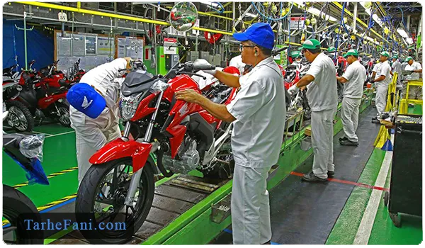 تولید موتور سیکلت های برقی - طرح فنی