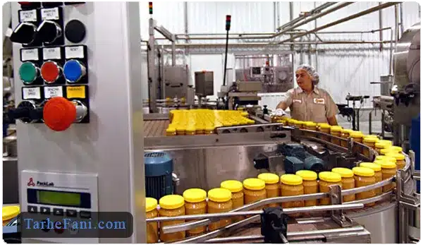 احداث خط تولید کره بادام زمینی - طرح فنی