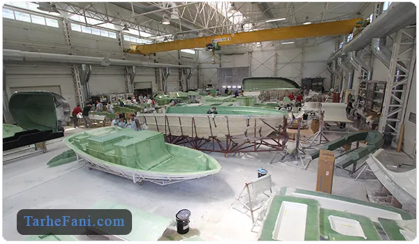 احداث کارخانه تولید قایق فایبرگلاس - طرح فنی