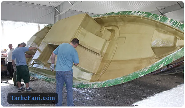 تجهیزات ساخت قایق فایبرگلاس - طرح فنی
