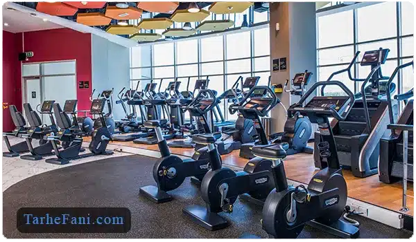 تجهیزات هوازی در باشگاه بدنسازی