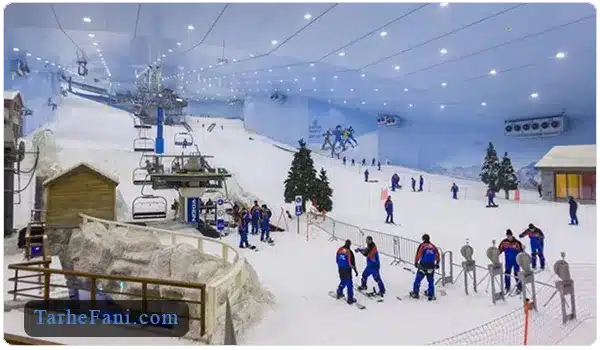 پیست اسکی در پارک یخی - طرح فنی