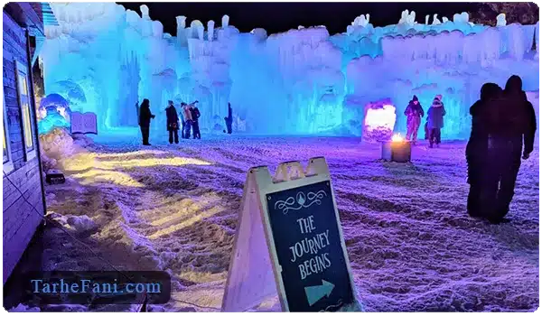 محیط یخی در پارک یخی - طرح فنی