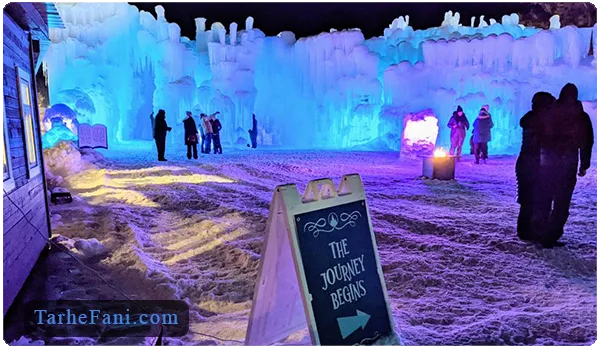 محیط یخی در پارک یخی - طرح فنی