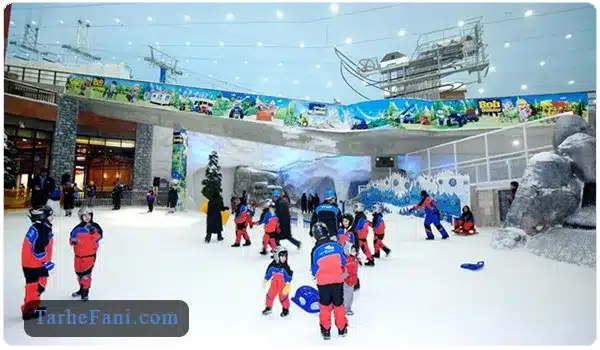 محل بازی کودکان در پارک یخی - طرح فنی