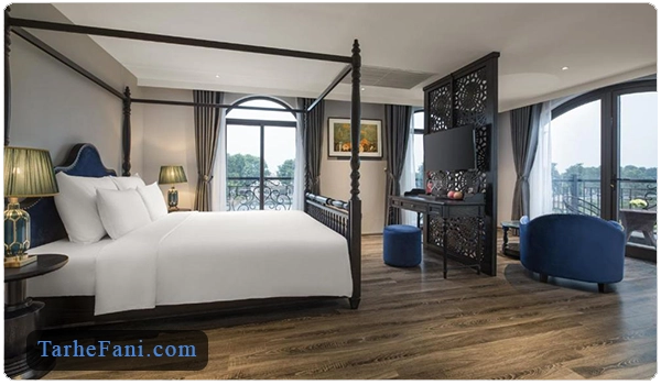 اتاق خواب بوتیک هتل - طرح فنی