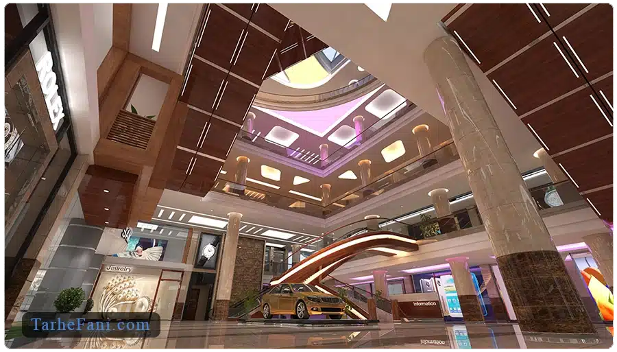 طرح توجیهی احداث مجتمع تجاری اداری - طرح فنی